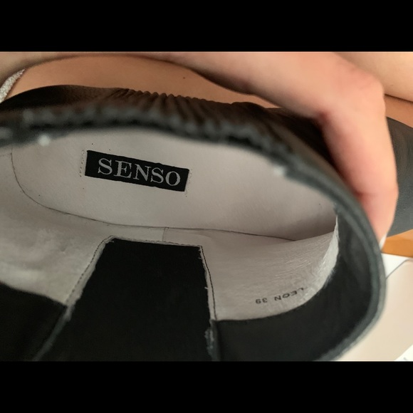 *NWT* SENSO-Leon black leather boots-sz 39 - Picture 3 of 5